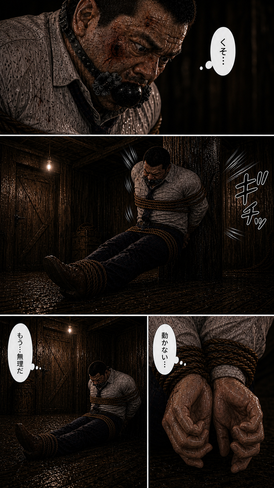 監禁 9ページ目 (上)