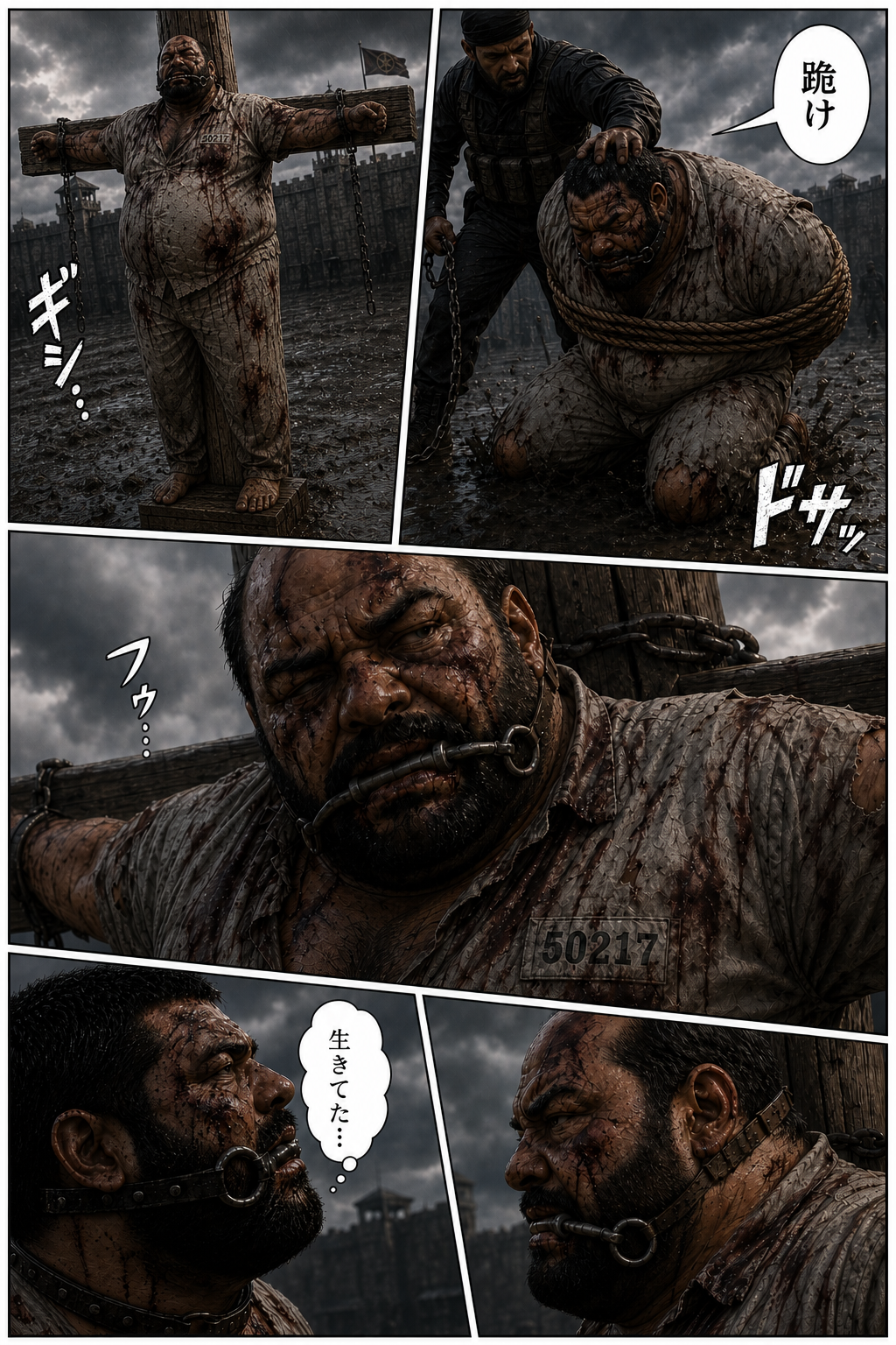 虜囚 7ページ目 (上)