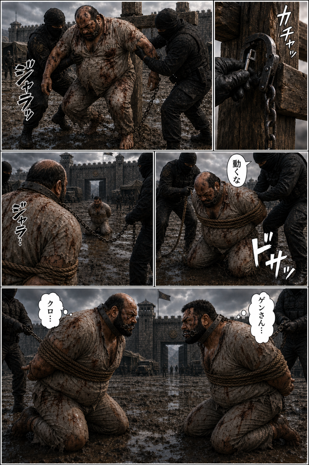 虜囚 7ページ目 (下)